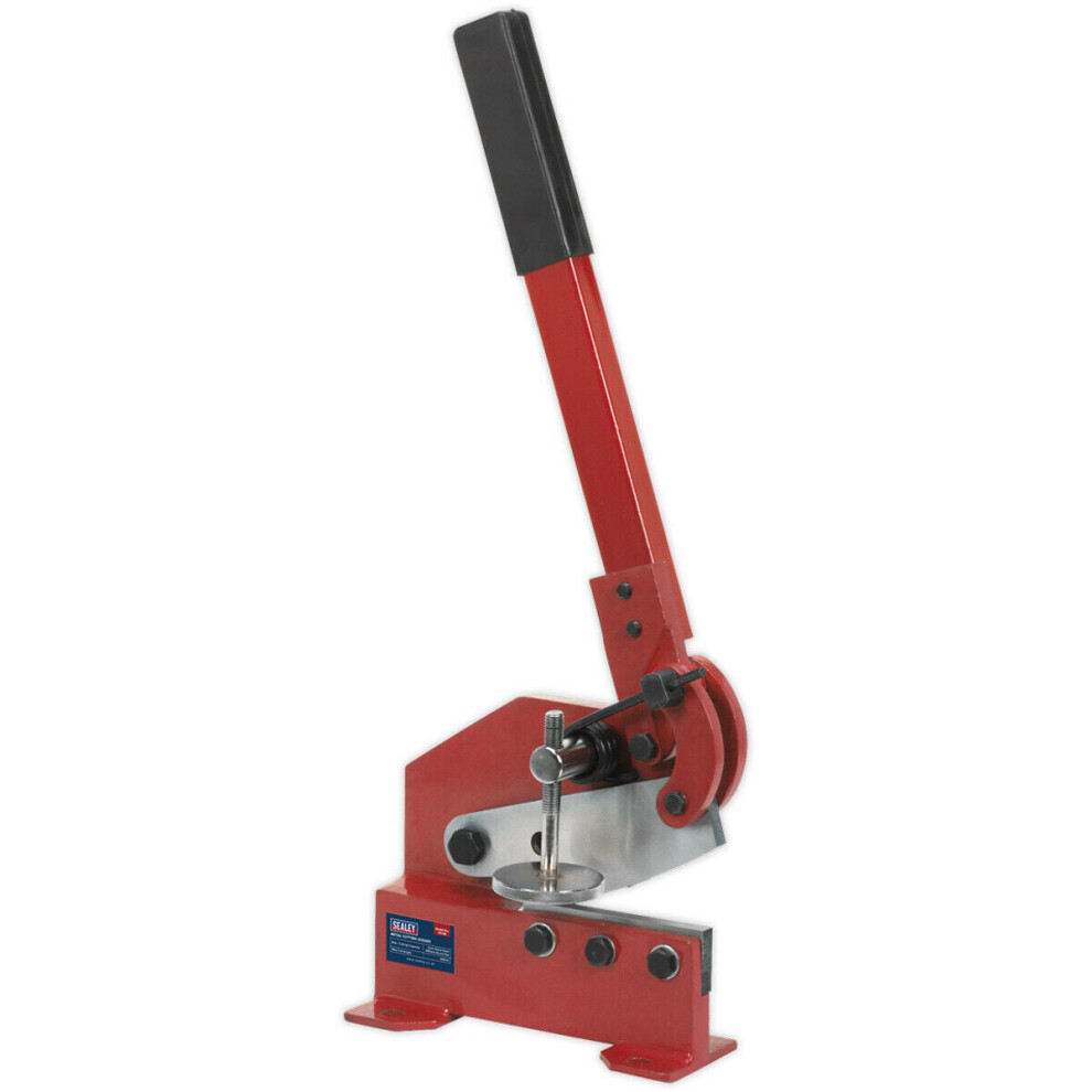 Manual Hand Metal Cutting Shears Bench Mounted - 4Mm Sheet 10Mm Bar Lever Steel 5056524235928