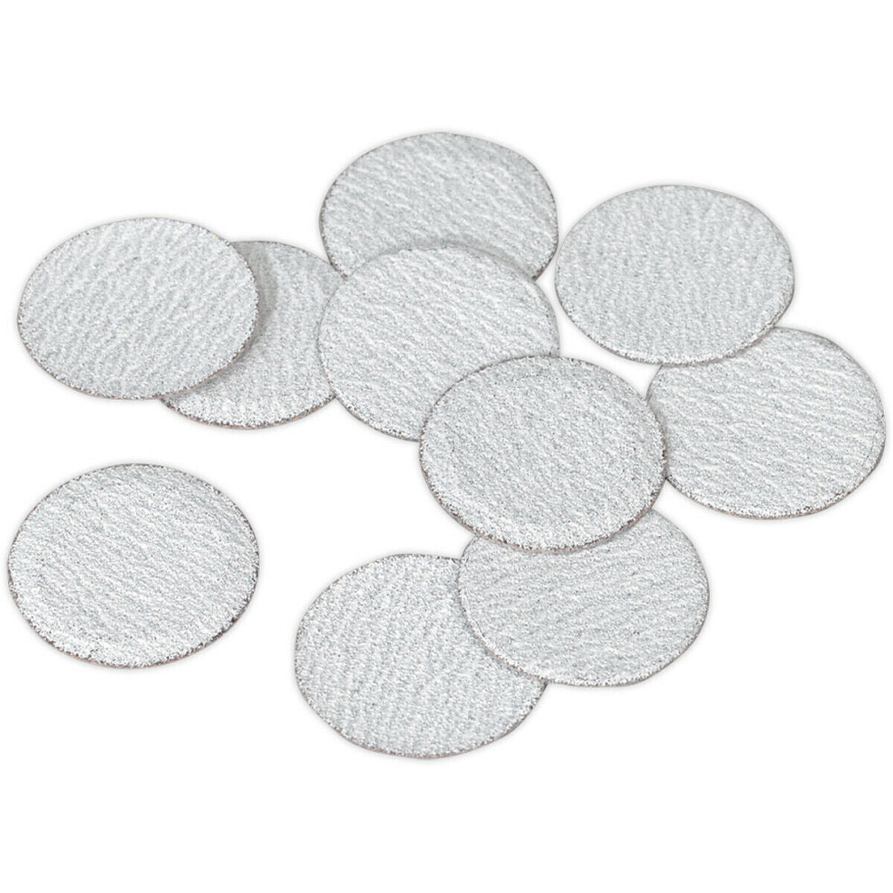 Loops Pack - 50Mm Hook & Loop Mini Sanding Discs - 80 Grit Aluminium Oxide Sheet Size 10