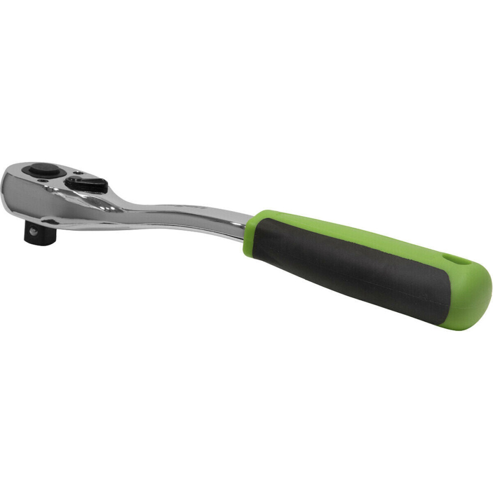 72-Tooth Offset Flip Reverse Ratchet Wrench - 1/2 Inch Sq Drive - Pear Head 5056581902474