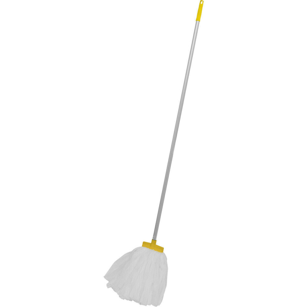 Loops Aluminium Mop With Disposable Head - Threaded Mop Handle - Effortless Cleaning