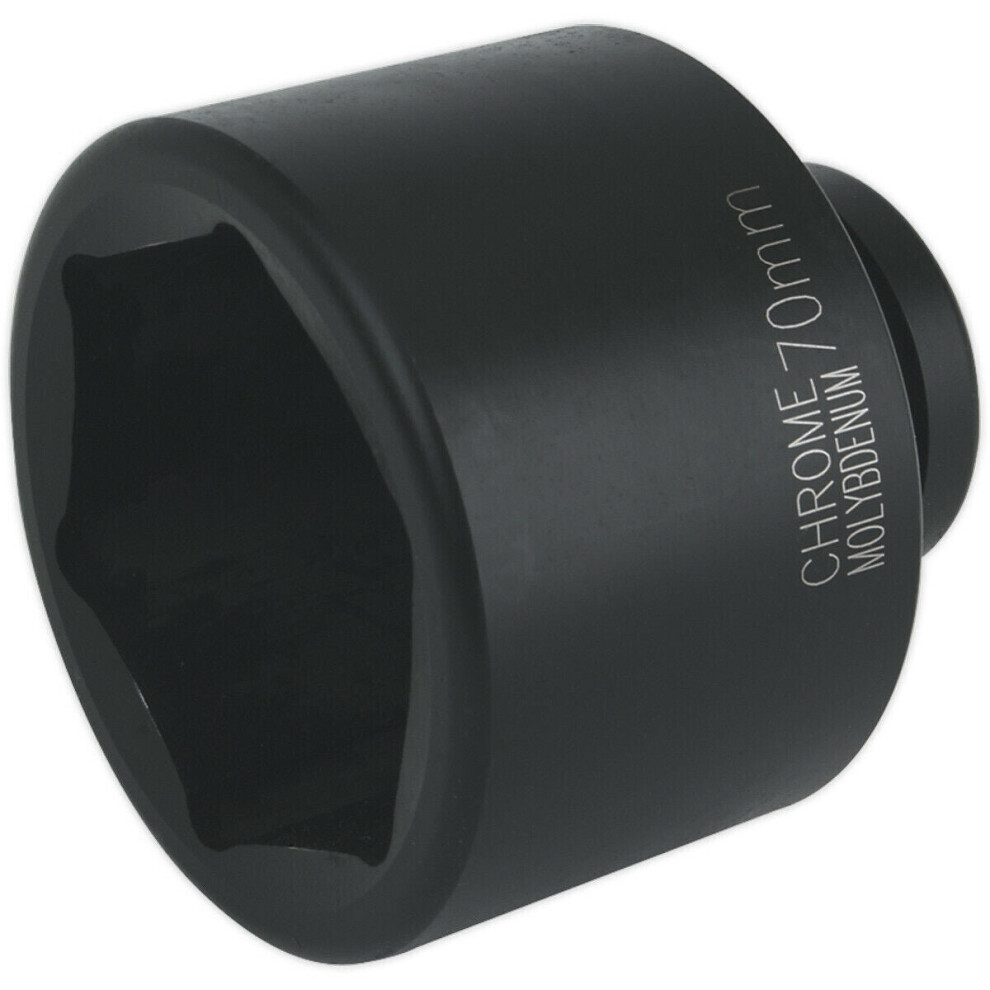 70mm Forged Impact Socket - 1 Inch Sq Drive - Chromoly Impact Wrench Socket