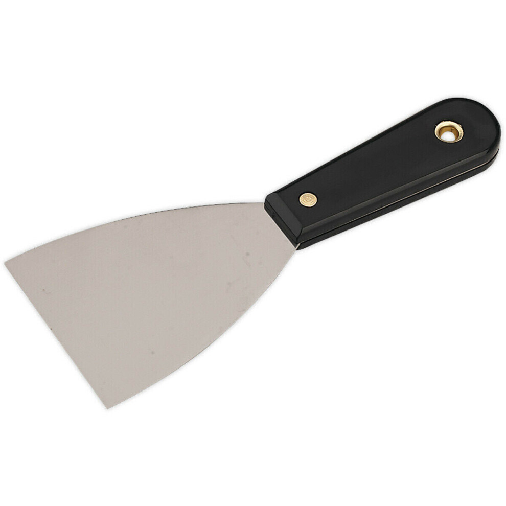 75mm Rigid Scraper - Chrome Plated Steel Blade - Composite Handle - Hanging Hole