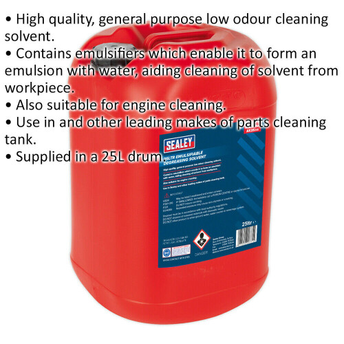 Loops 25L Emulsifiable Degreasing Solvent - Suitable for Engine Cleaning - Low Odour 1