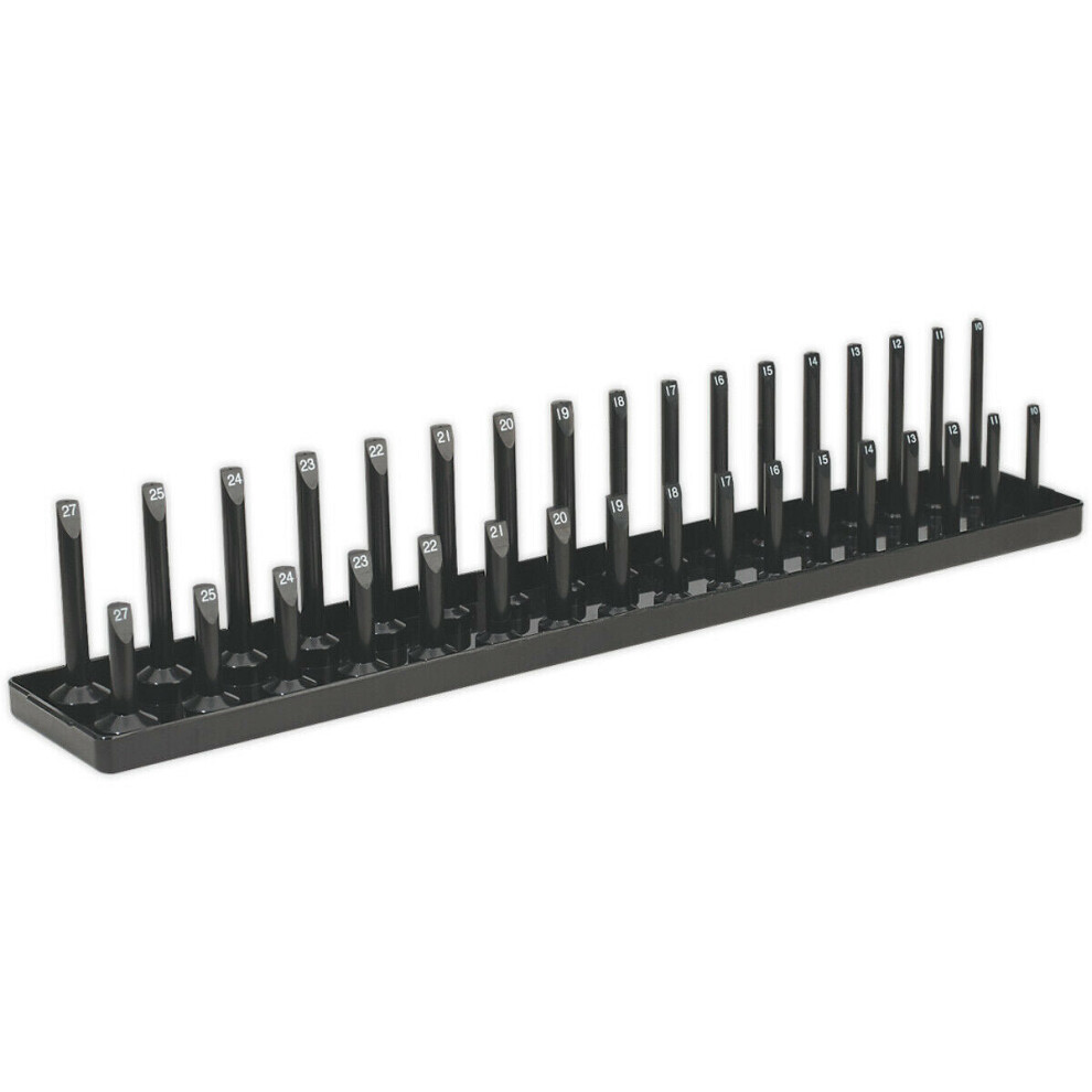 Loops 515Mm 1/2" Square Drive Socket Holder - Metric 34 Bit Capacity Standard & Deep