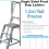 Loops 0.7m Heavy Duty Single Sided Fixed Step LaddersHandrail Platform Safety Barrier 2