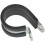Loops 25 PACK Rubber Lined P-Clip - Zinc Plated - 29mm Diameter - Pipe Hose Cable Clip 1