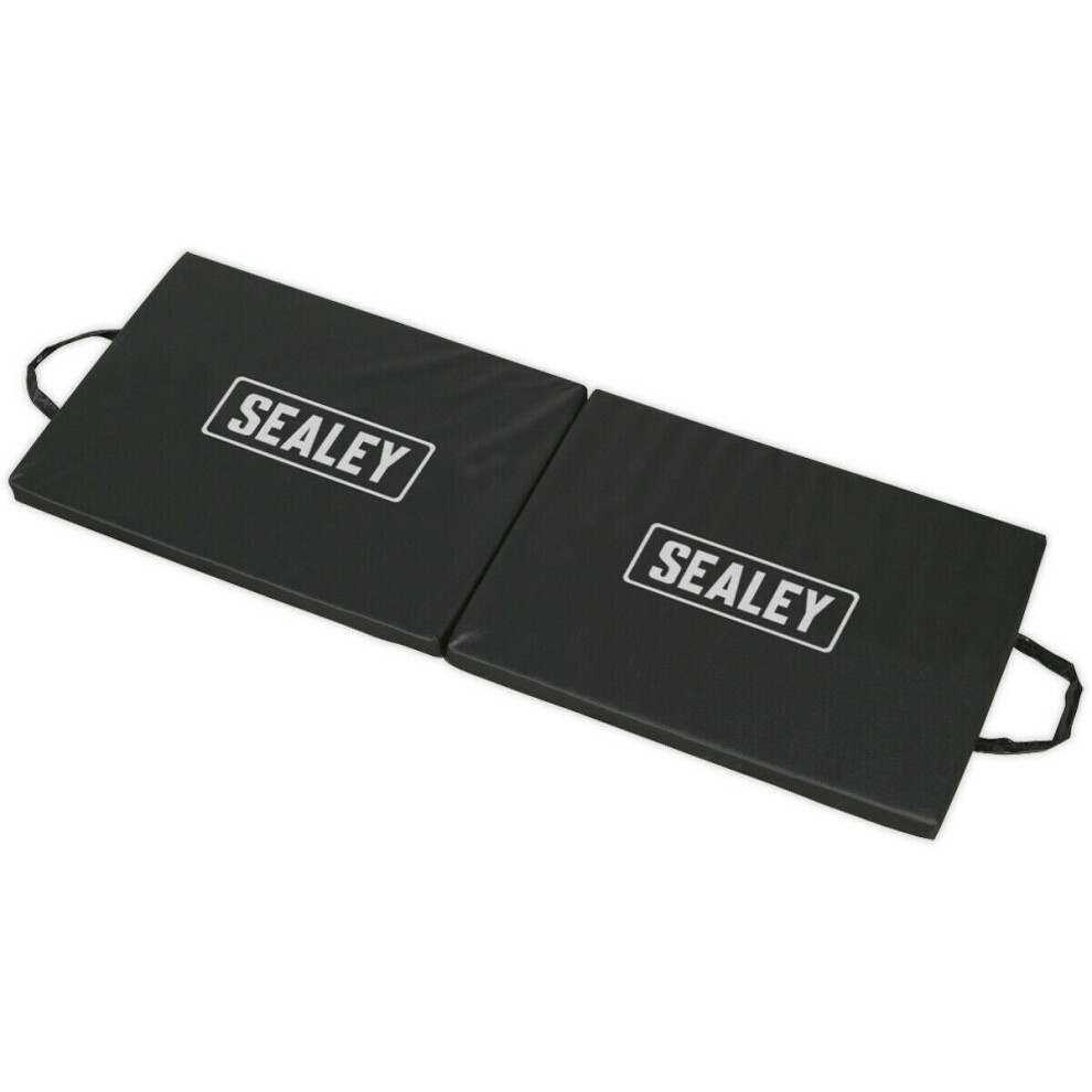 Folding Mechanics Mat - Highly Portable - Composite Cover - High-Density Padding