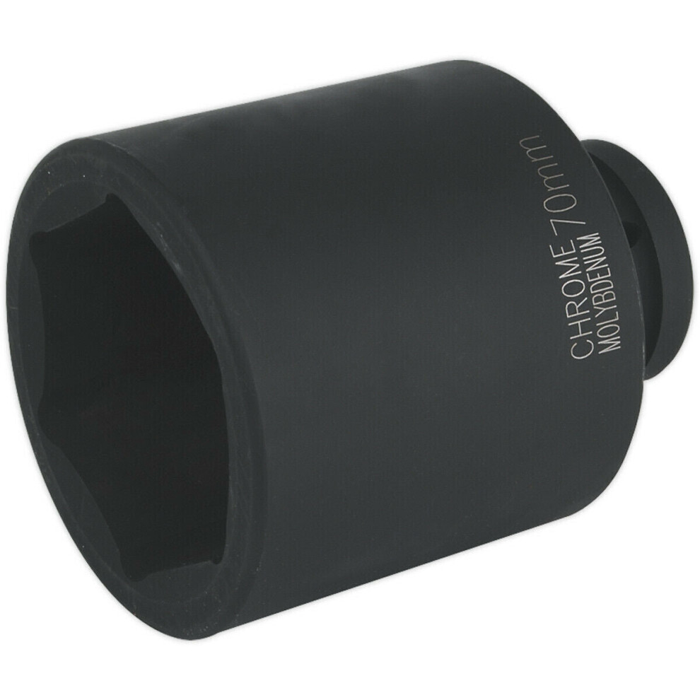70mm Forged Deep Impact Socket - 1 Inch Sq Drive - Chromoly Wrench Socket
