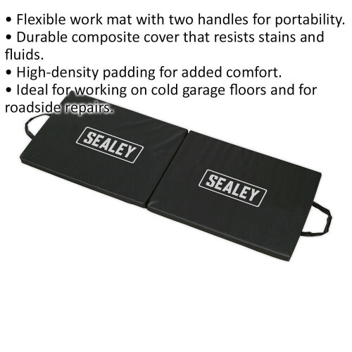 Loops Folding Mechanics Mat - Highly Portable - Composite Cover - High-Density Padding 1