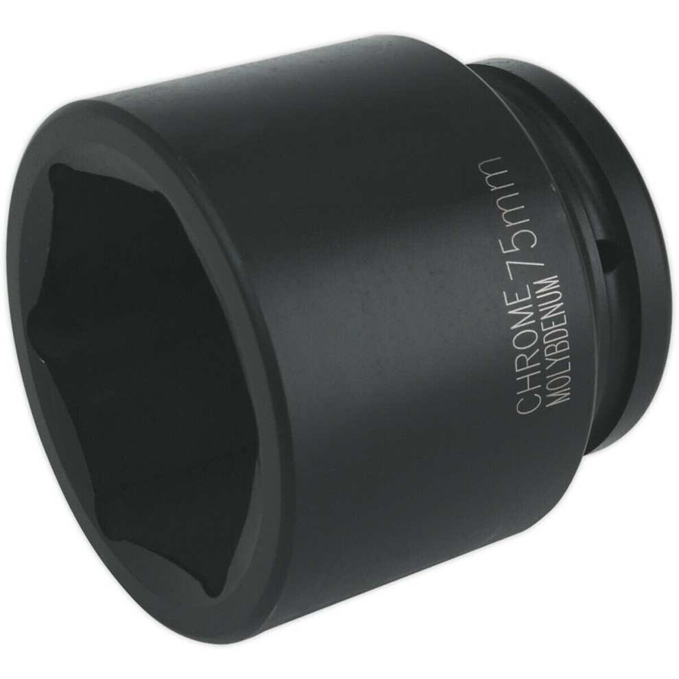 75mm Forged Impact Socket - 1 Inch Sq Drive - Chromoly Impact Wrench Socket-image-OPC-P8WKFYW-NEW