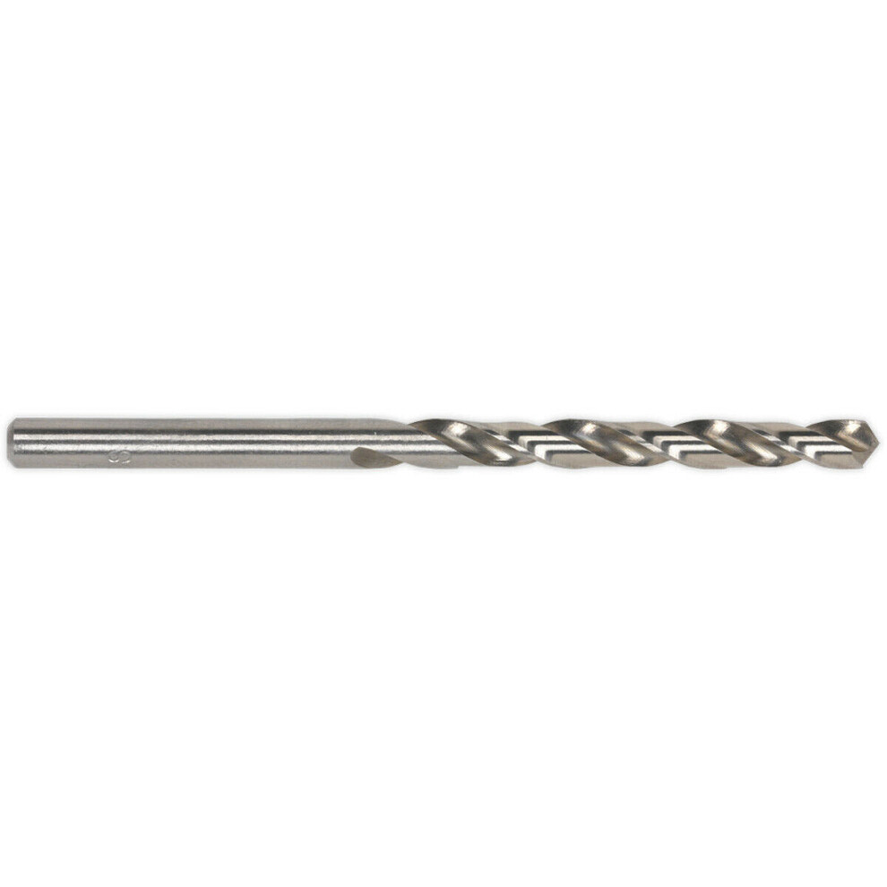 Loops 10 Pack 3 X 60Mm Fully Ground Hss Drill Bit - High Speed Clog Free Drill Bit