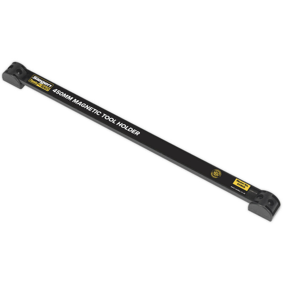 450mm Wall Mounted Magnetic Tool Holder Bracket - Screwdriver File Spanner Bar