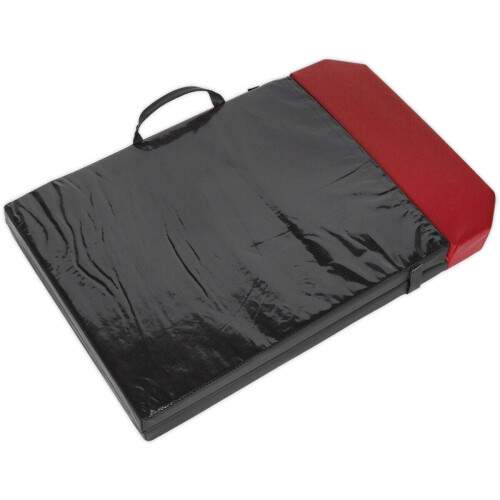 Loops Folding Mechanics Mat with Headrest - Highly Portable - Fold Away Design 2