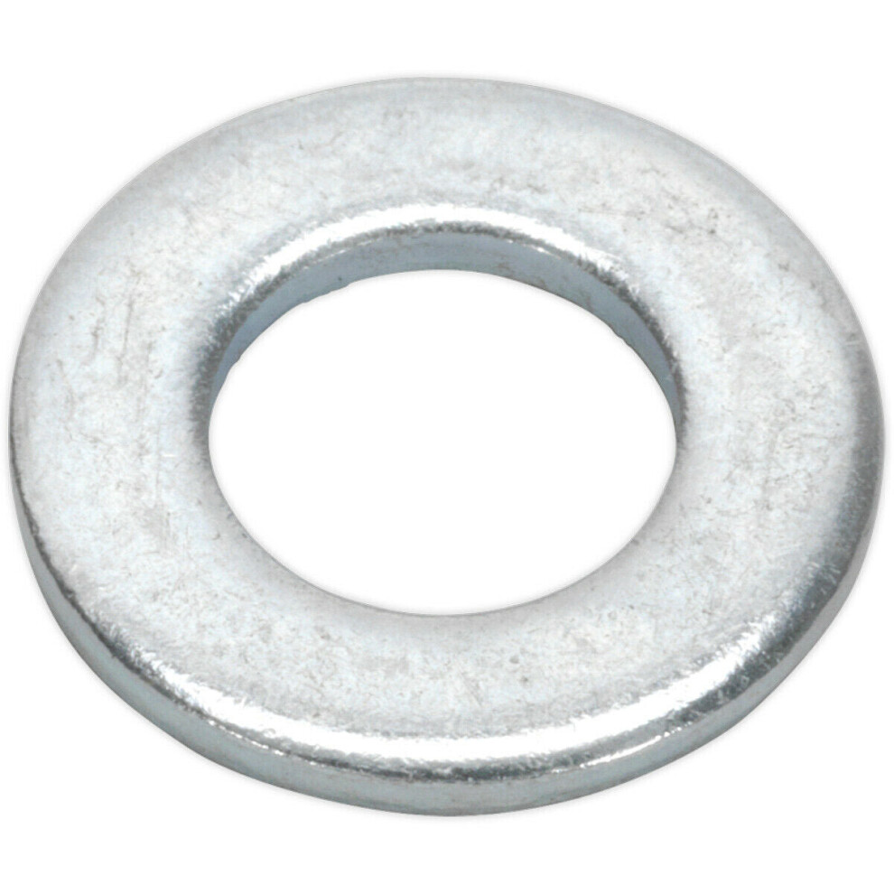 100 PACK Form A Flat Zinc Washer - M8 x 17mm - DIN 125 - Metric - Metal Spacer