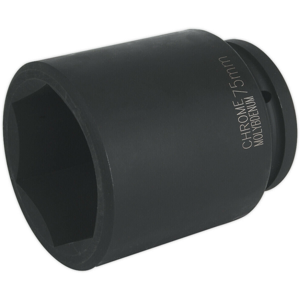 75mm Forged Deep Impact Socket - 1 Inch Sq Drive - Chromoly Wrench Socket