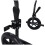 Loops Compact Attendant Propelled Lightweight Aluminium Transit Wheelchair - Hammered 4