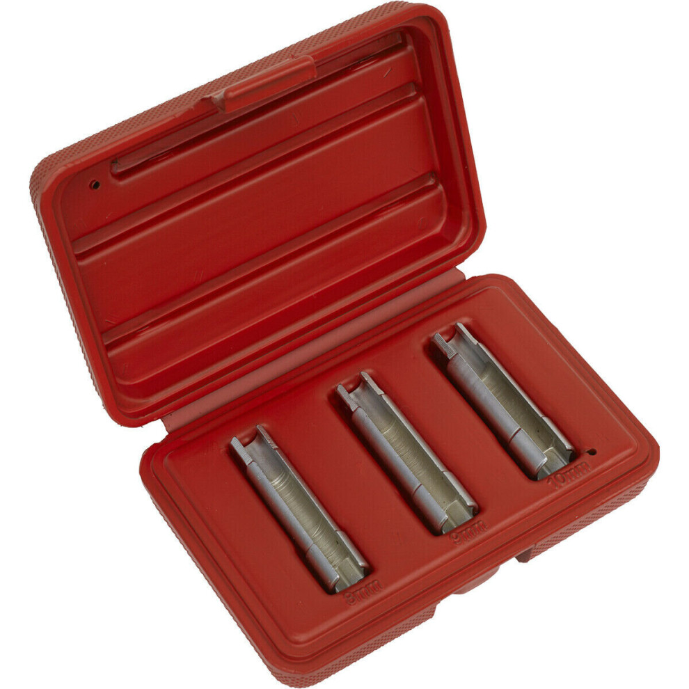 Loops 3 Piece Glow Plug Socket Set - 8Mm 9Mm & 10Mm Sockets - Remove & Install Plugs