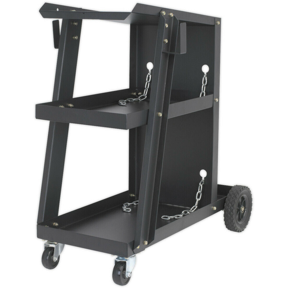 Universal Trolley for Portable MIG Welders - Carries Welder & Gas Bottle