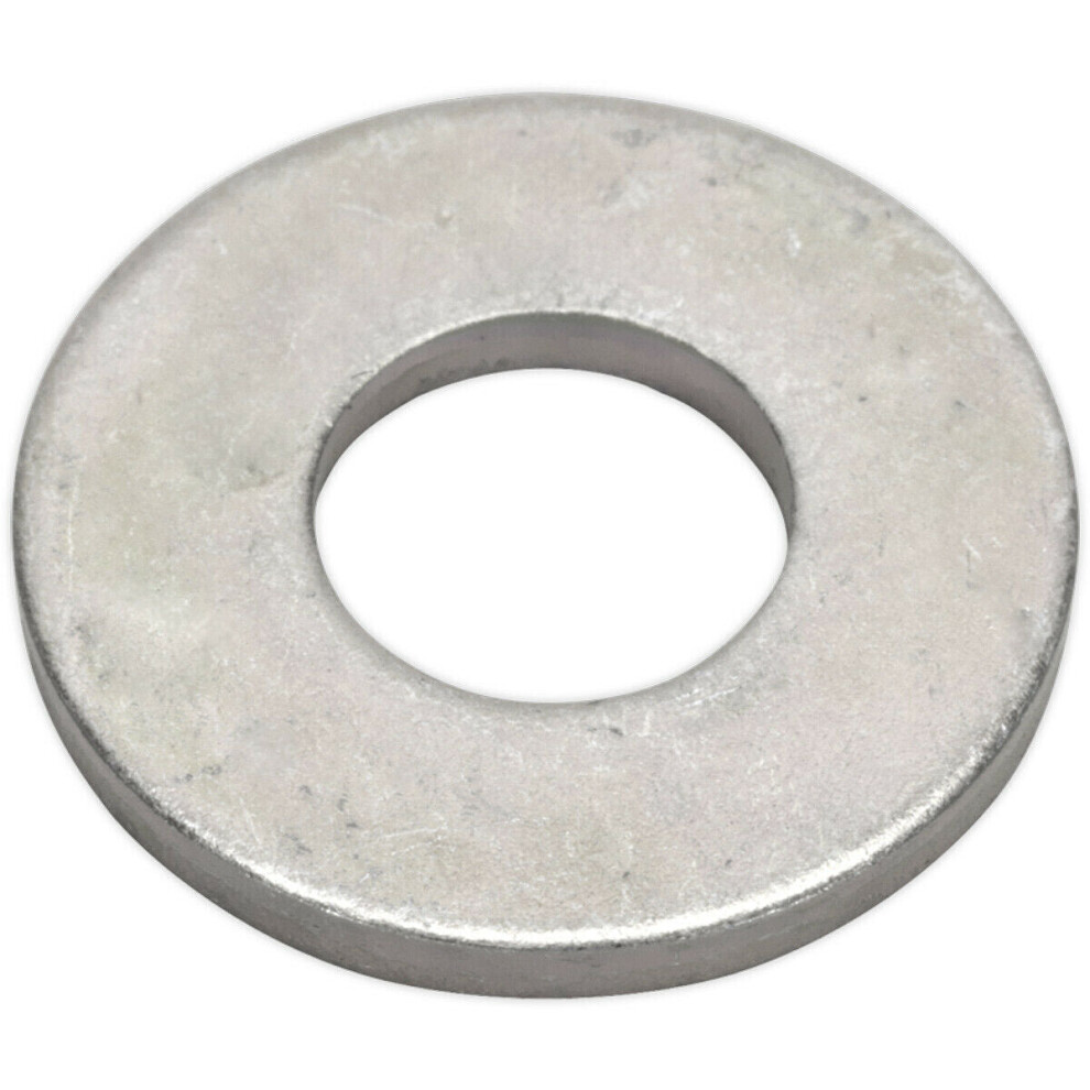 Loops 100 Pack Form C Flat Washer - M10 X 24Mm - Bs 4320 - Metric - Metal Spacer