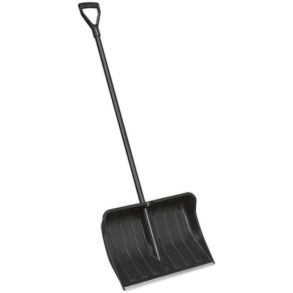 Loops 545Mm Wide Head Snow Shovel - Forged Metal Shaft - Lightweight & Durable