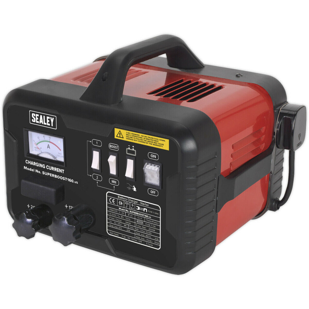 12V / 24V Battery Starter & Charger Unit - 15Ah To 300Ah Batteries - 160A 5056581929648