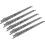 Loops 5 PACK 150mm HCS Reciprocating Saw Blade - 6 TPI - Milled Side Set Teeth 3