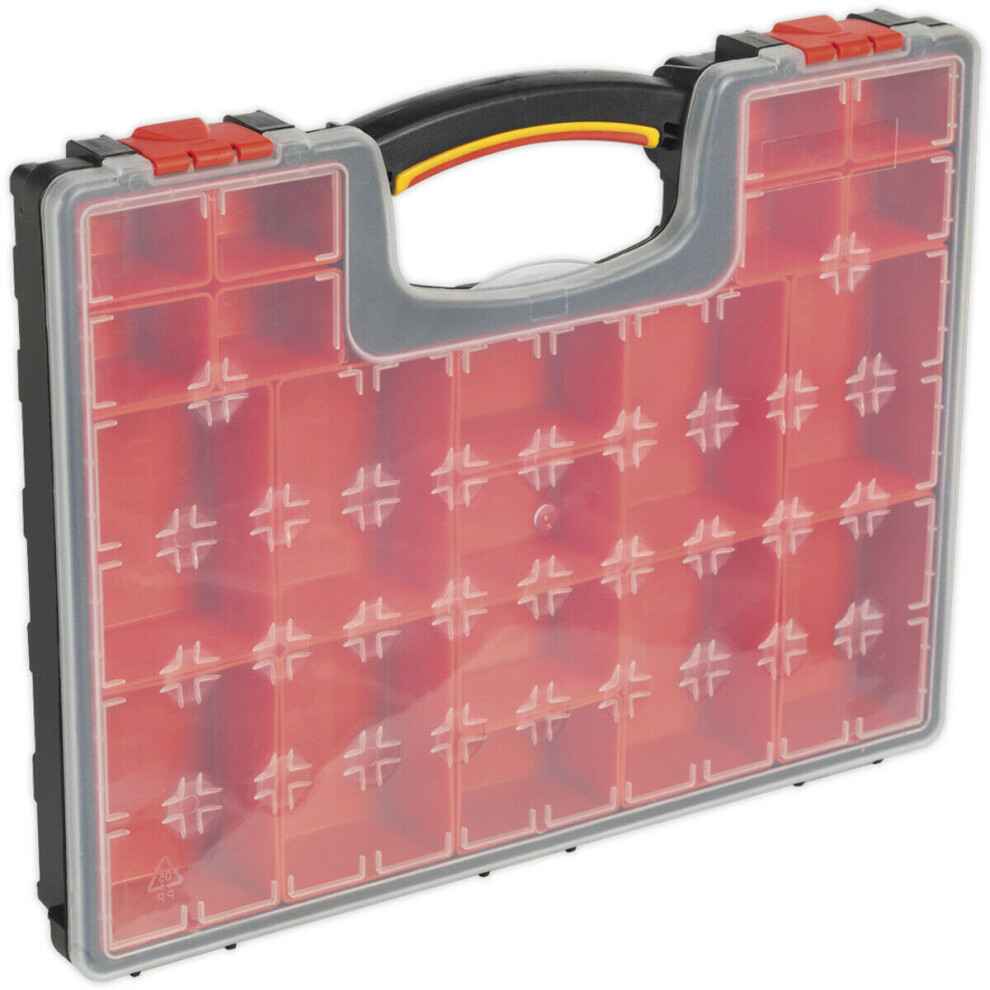 Loops 420 X 330 X 60Mm 20 Compartment Parts / Bit Storage Case - Components & Screws