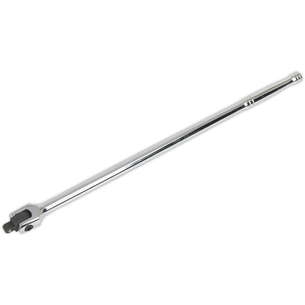 450mm Breaker Pull Bar - 3/8" Sq Drive Knuckle - Spring Loaded Socket Retention