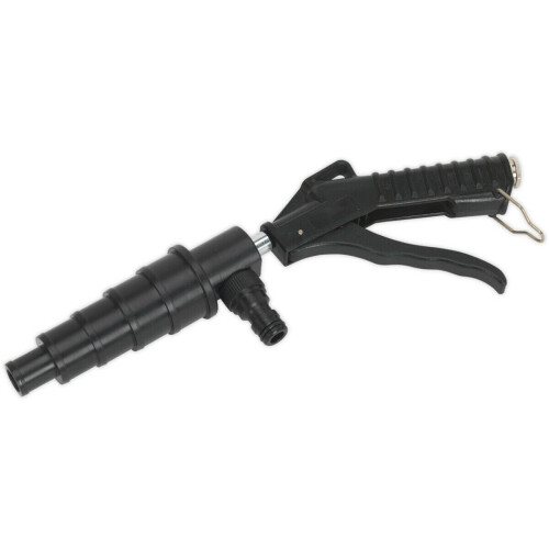 Loops Coolant System Flush Gun - Workshop Air Powered - Mains Pressure Tap Water