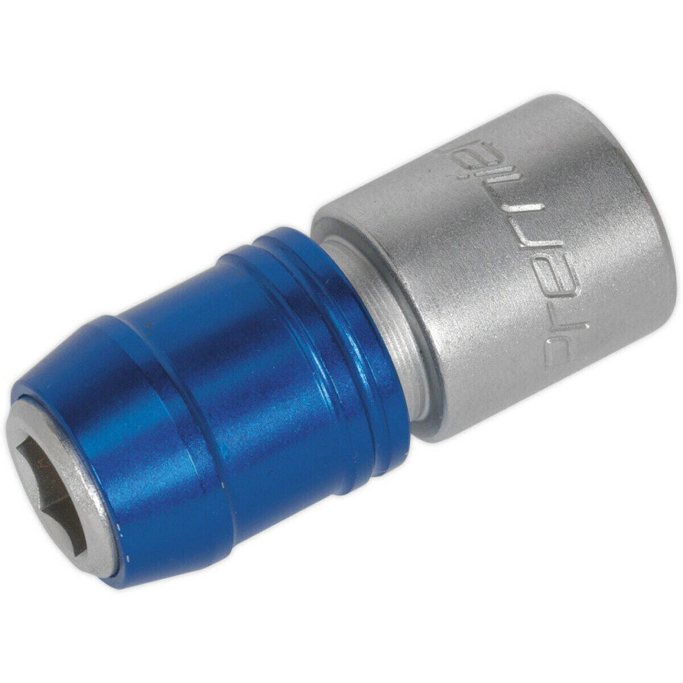 Loops 10Mm Quick Release Bit Adaptor - 1/2 Inch Sq Drive - Chrome Vanadium Steel