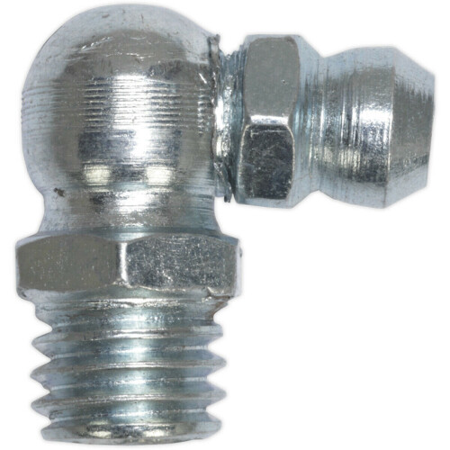 Loops 25 PACK 90 Degree Angled Grease Nipple Fitting - 1/4" UNF Imperial Thread