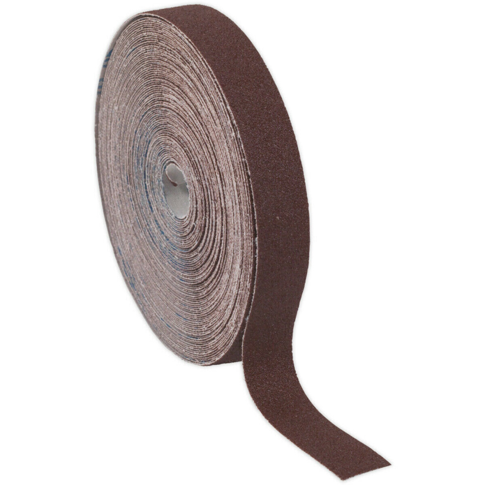 Engineers Brown Emery Roll - 25mm X 50m - Rust Removal & Polishing - 120 Grit