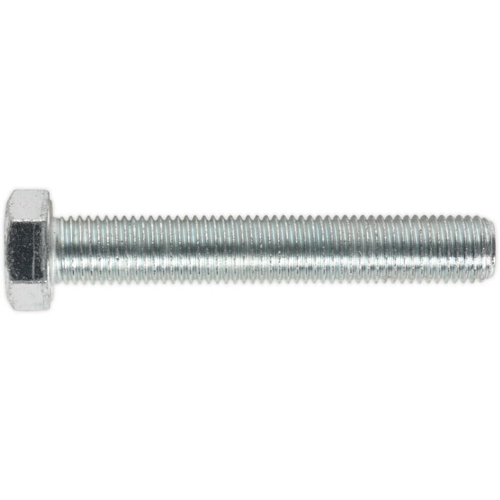 5 PACK HT Setscrew - M16 x 100mm - Grade 8.8 Zinc - Fully Threaded - DIN 933