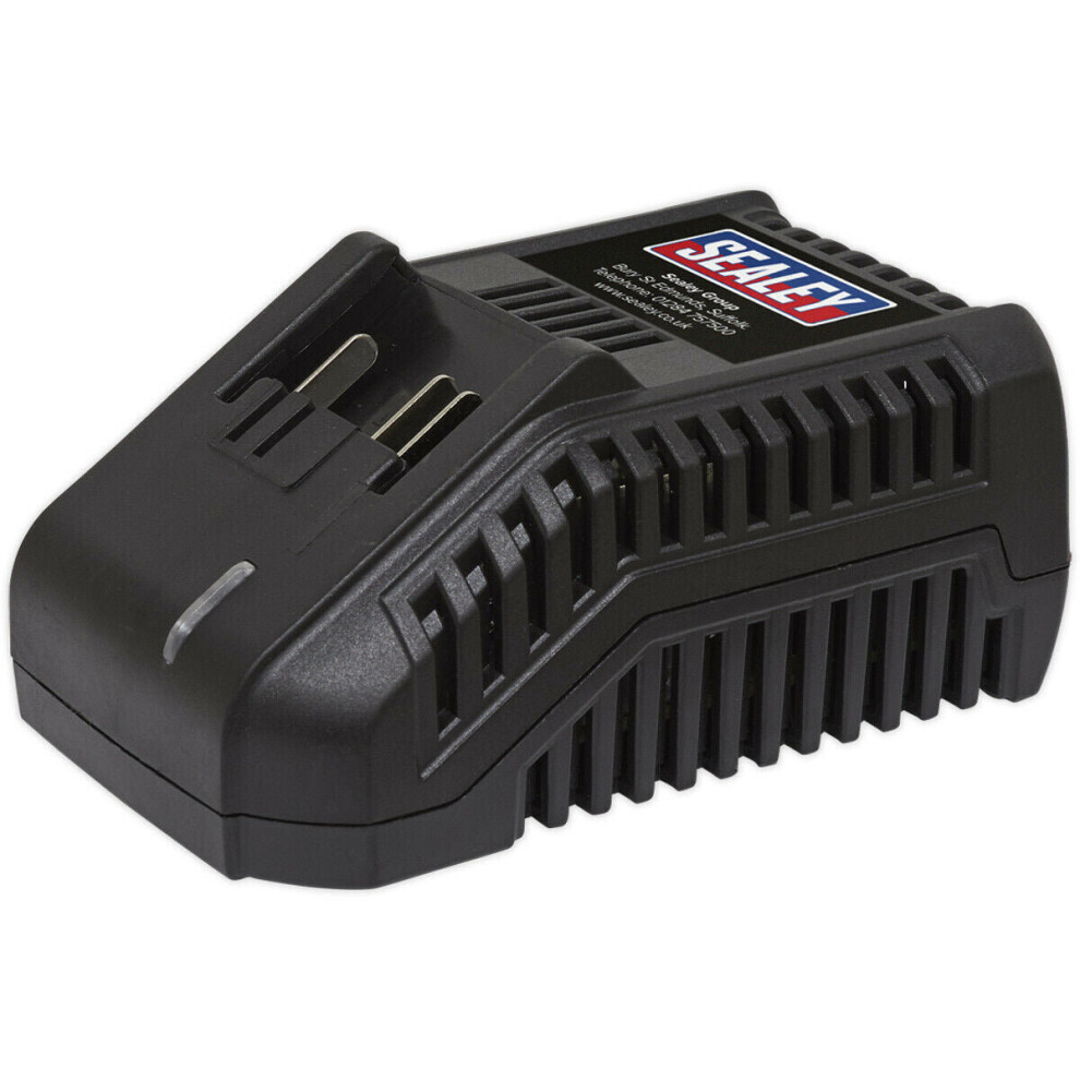 Loops 20V Mains Charger For Lithium-Ion Power Tool Batteries - Led Indicator - 230V