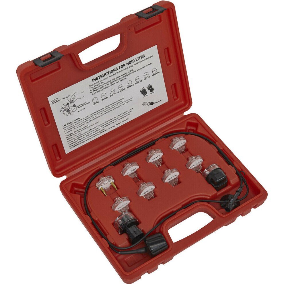 11 Piece Noid Light IAC Test Set - ECU Signal Faults - 1.3m Fibre Optic Cable