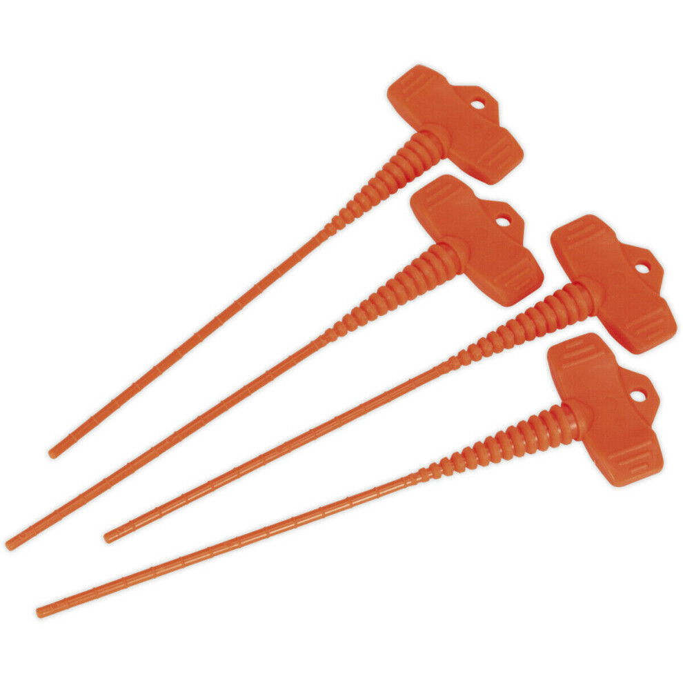 4 Pack Applicator Nozzle Stopper - Caulking Cartridge Seal - Cut-To-Size 5056524243619