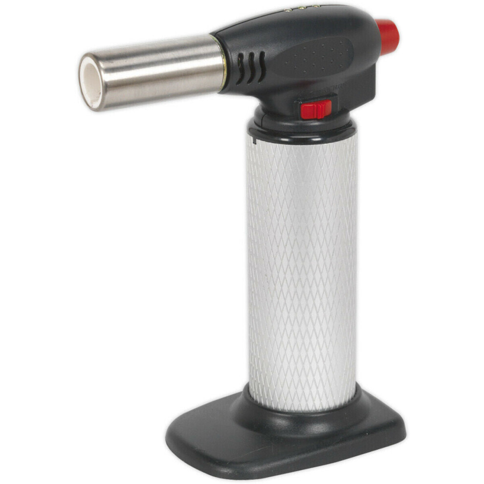 Heavy Duty Butane Soldering Blow Torch & Hands Free Stand - Adjustable Flame Gun 5056524242636
