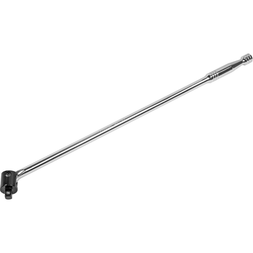 Loops 600Mm Breaker Pull Bar - 1/2" Sq Drive Knuckle - Spring Loaded Socket Retention