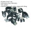 Loops 60 Piece Rubber Lined P-Clip Assortment - Zinc Plated - Pipe Hose Cable Clip 2