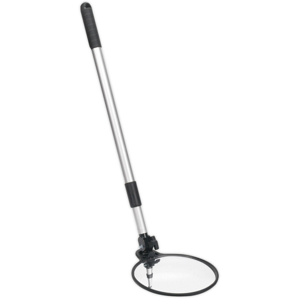 Loops Underbody Inspection Mirror - Adjustable Handle Length - 200Mm Mirror Diameter