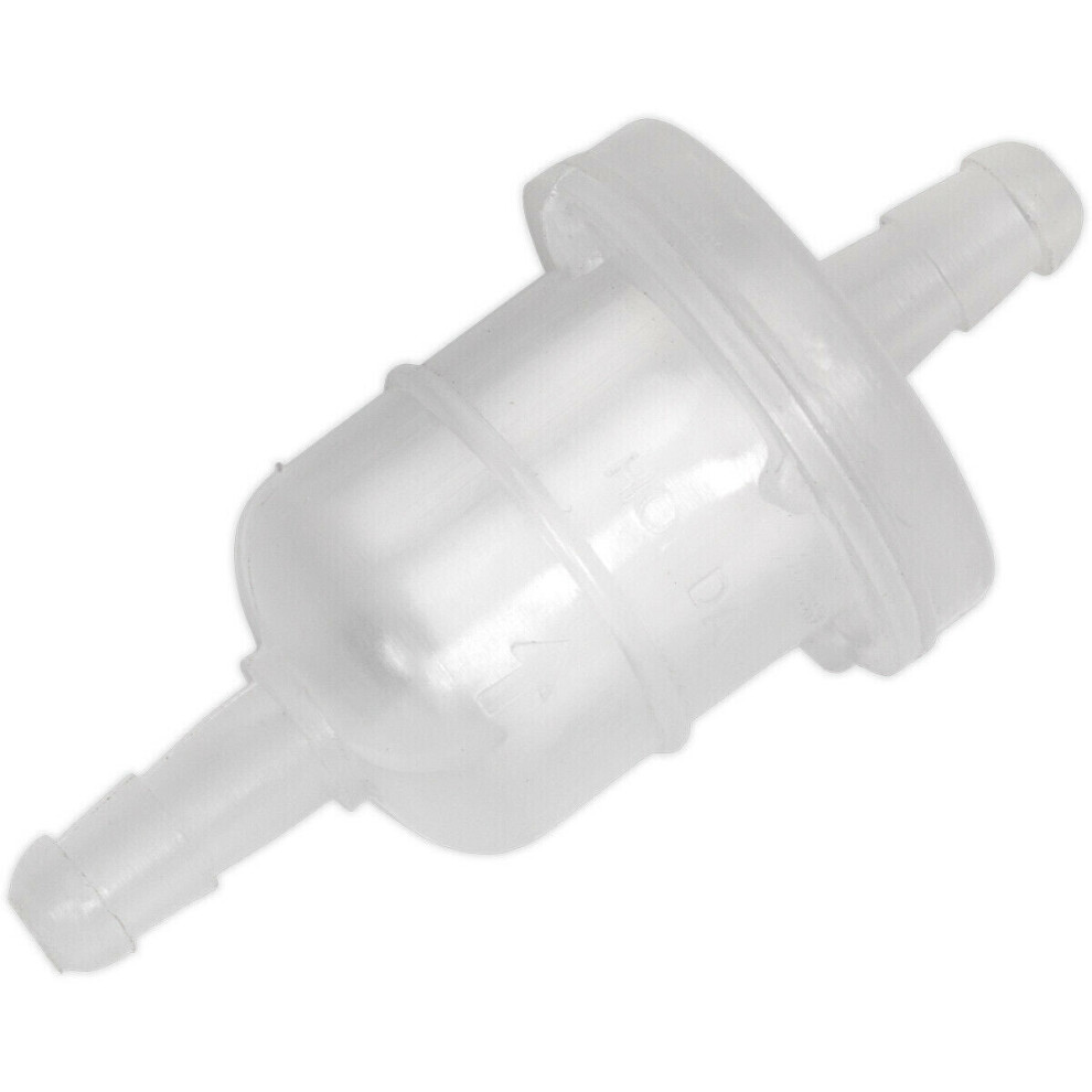 10 PACK Small In-Line Fuel Filter - 8mm Diameter Inlet & Outlet - Fuel Cleaning