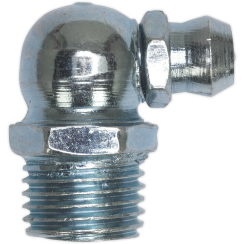 Loops 25 PACK 90 Degree Angled Grease Nipple Fitting - M10 x 1mm Metric Thread
