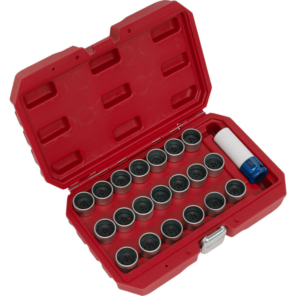 21Pc Locking Wheel Nut Key Set - Dealers & Repair Centres Only - For Bmw 5056581930941