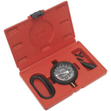 Vacuum & Fuel Pump Pressure Test Gauge Set - 80mm Gauge - Fuel Line Leak Checker