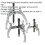 Loops 3 Piece Triple Legged Gear Puller - Reversible - Swivel Thrust Plates - Hex Head 2