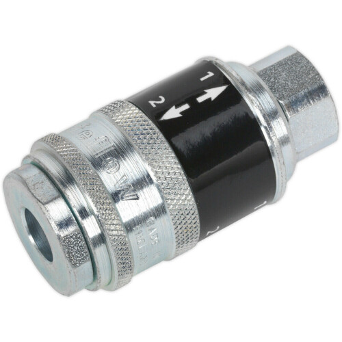 Loops Safety Coupling - Female 1/4" BSP - 2-Stage Release System - Self Venting 2