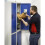 Loops 2 Door Single Locker - 380 x 450 x 1850mm - Ventilated Locking Doors - Flat Pack 4