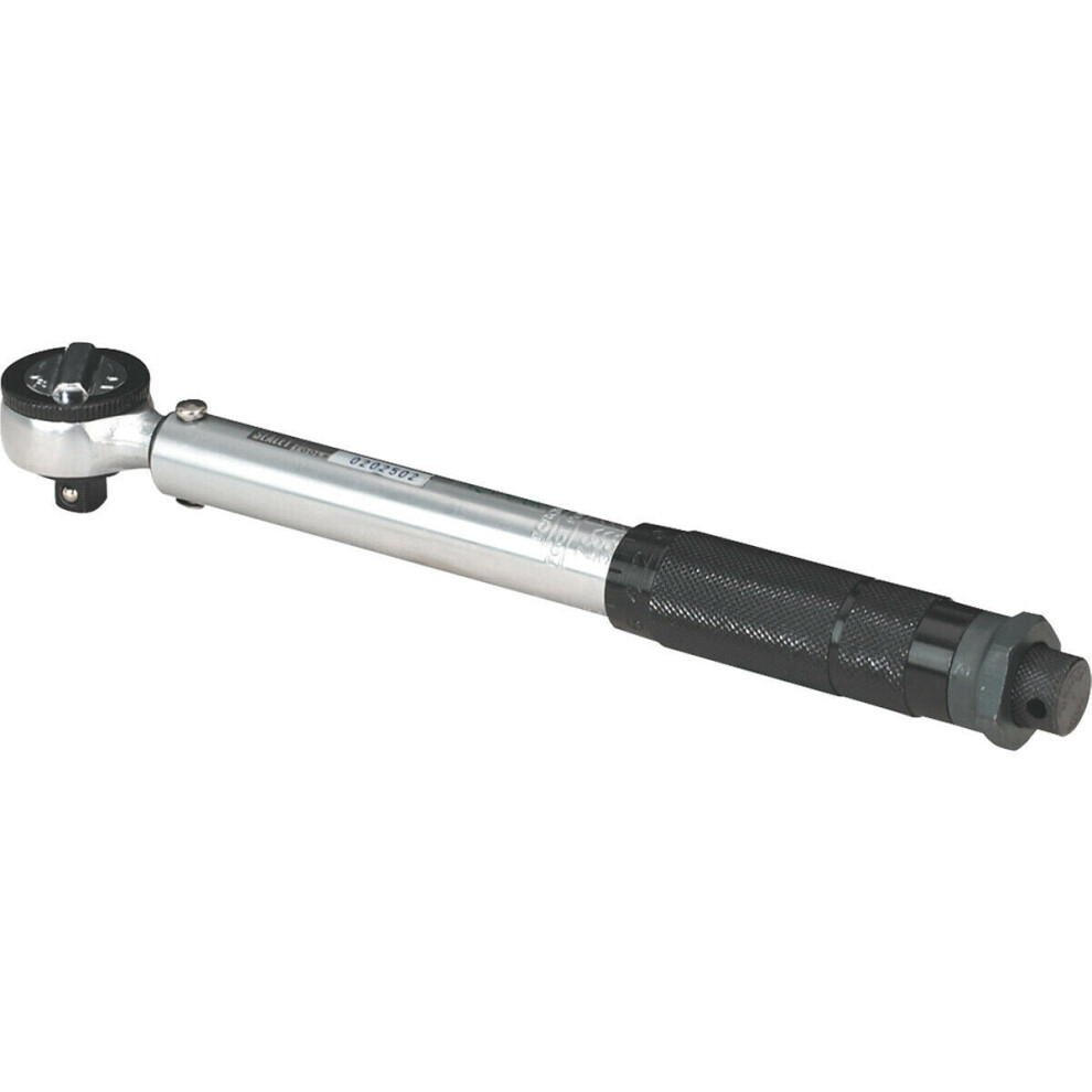Calibrated Micrometer Torque Wrench - 3/8" Sq Drive - Flip Reverse Ratchet 5056524248232