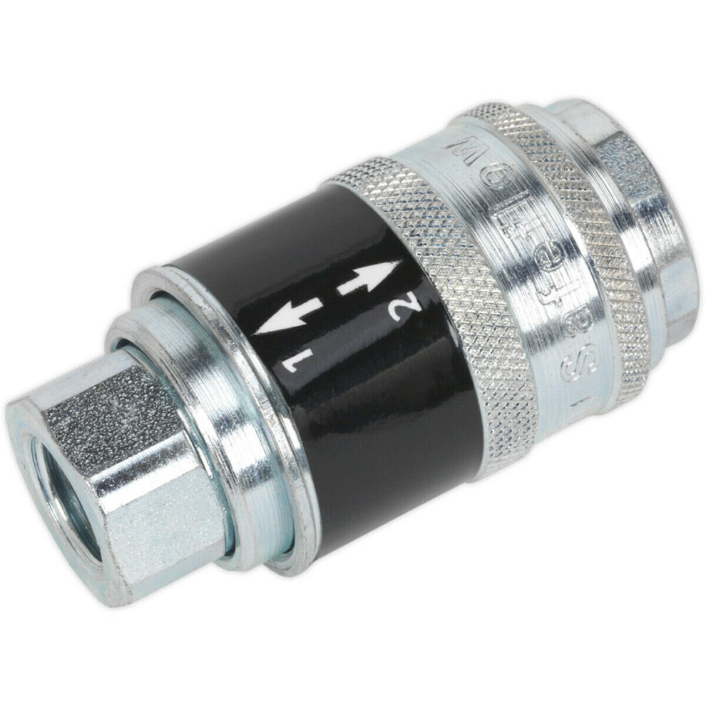 Loops Safety Coupling - Female 1/4" Bsp - 2-Stage Release System - Self Venting