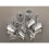 Loops 200 PACK Assorted Splined Threaded Insert Rivet Nuts - M4 to M8 Metric Bits 3
